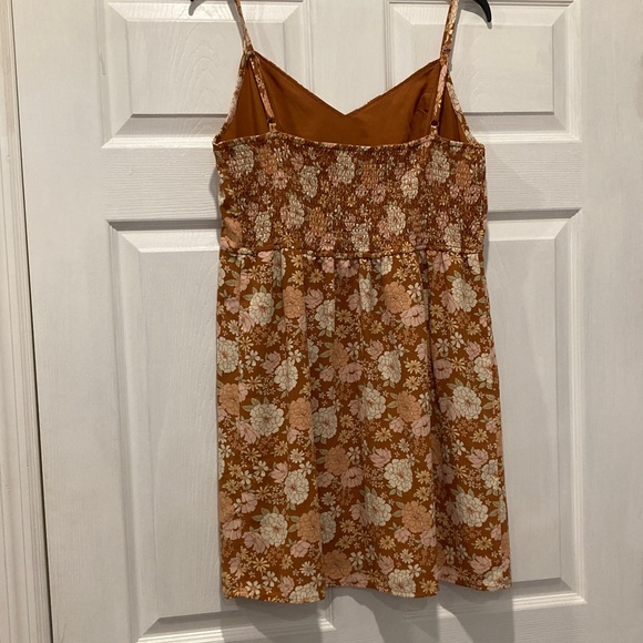 Hollister Brown Floral Mini Dress - Picture 2 of 3